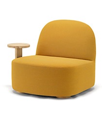 가리모쿠 KNS Polar Lounge Chair L with sidetable,가리모쿠60